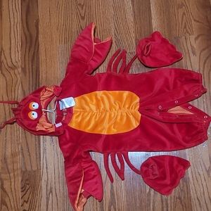 Baby Lobster Costume for Halloween Under The Sea Animal Infant Trick or Treat